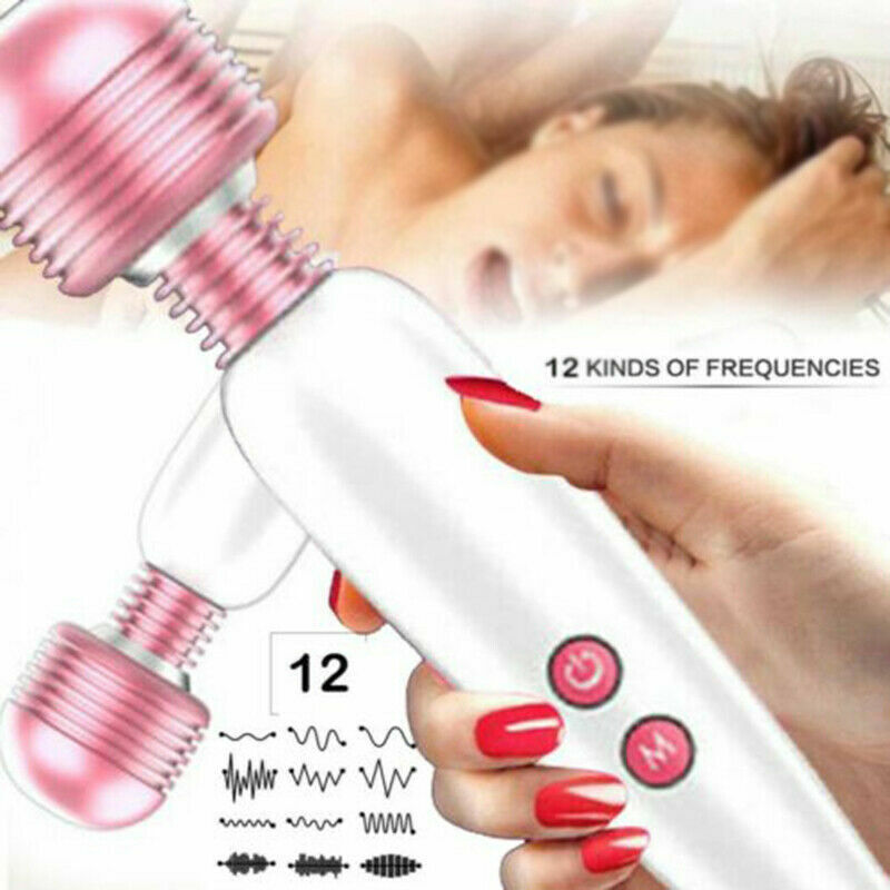 Magic Wand Vibrator 12 Speed - Rechargeable Powerful Adult Sex Toy