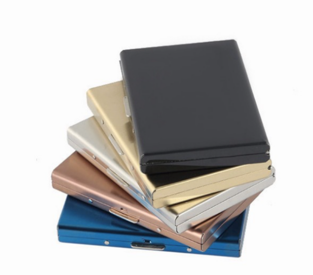 Metal Wallet - RFID Blocking - Metal Protector - Thin Portable - 5 Colours
